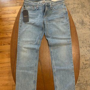 NWT rag & bone low rise boyfriend jeans, size 25, color "arrow high"